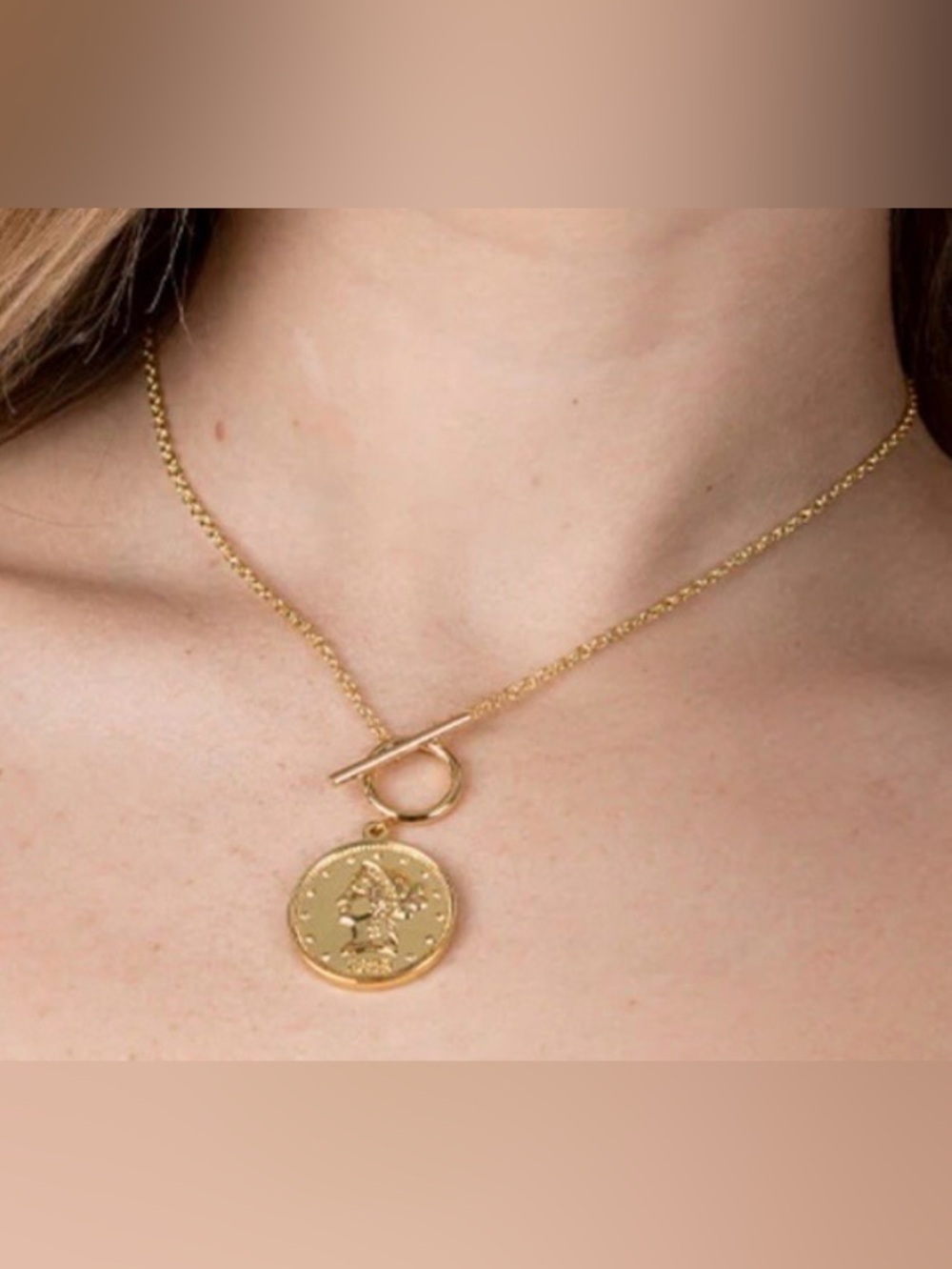 Uncommon James 1879 Gold Coin Necklace